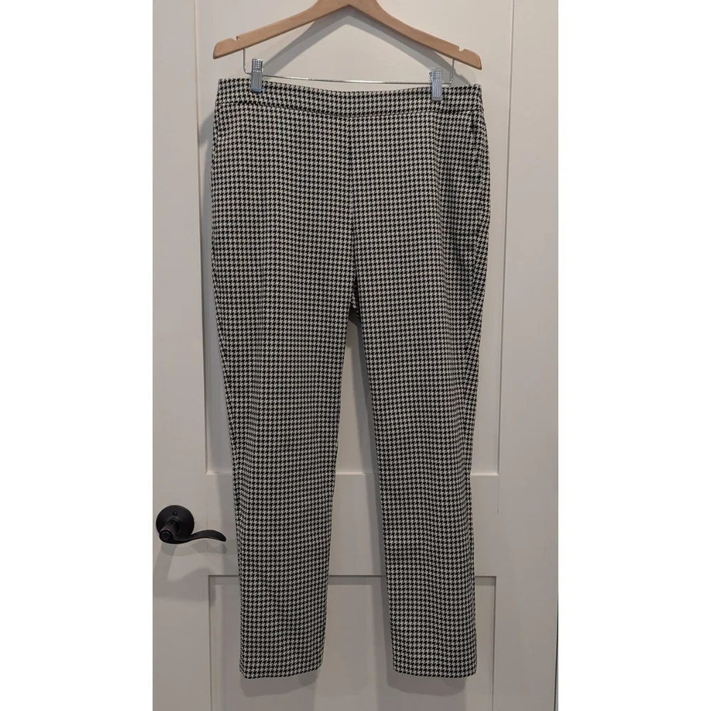 Sezane Clara Houndstooth Trousers - Picture 2 of 6